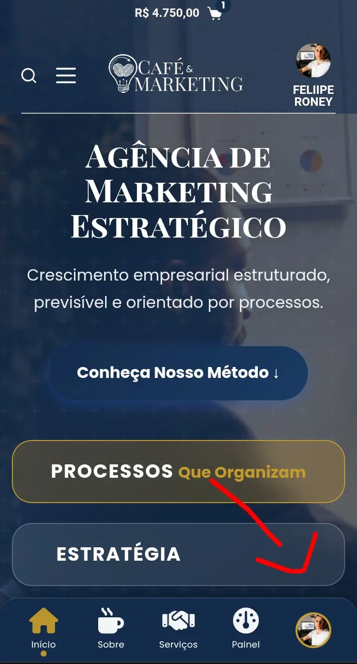 Imagem do popup